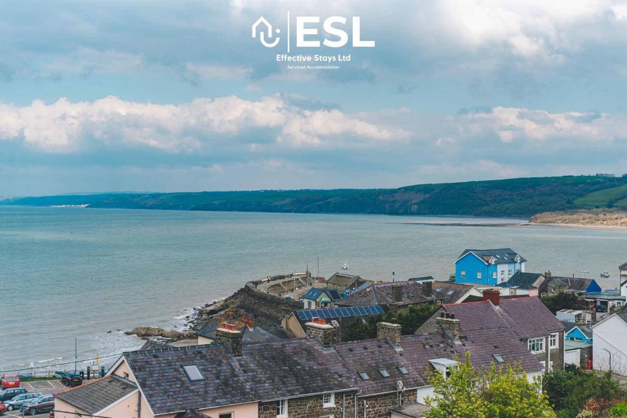 Beautiful En Suite 5 Bedroom Home With Sea Views New Quay  Exteriör bild