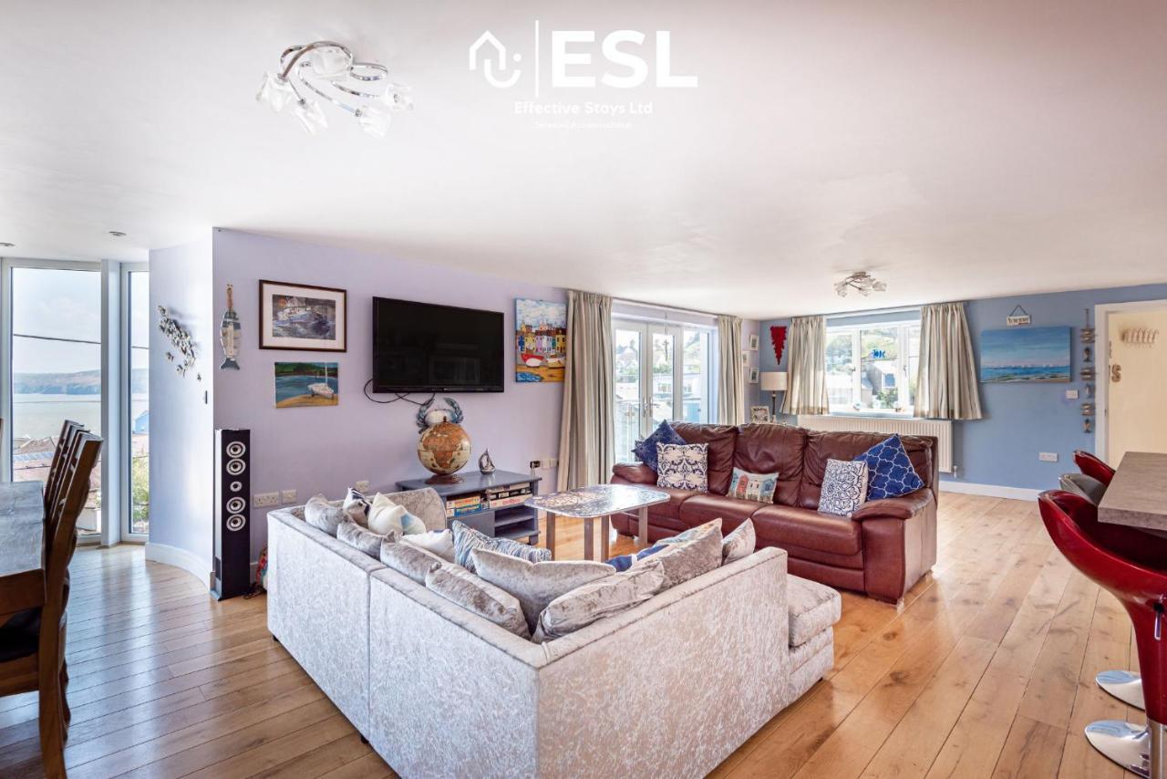 Beautiful En Suite 5 Bedroom Home With Sea Views New Quay  Exteriör bild