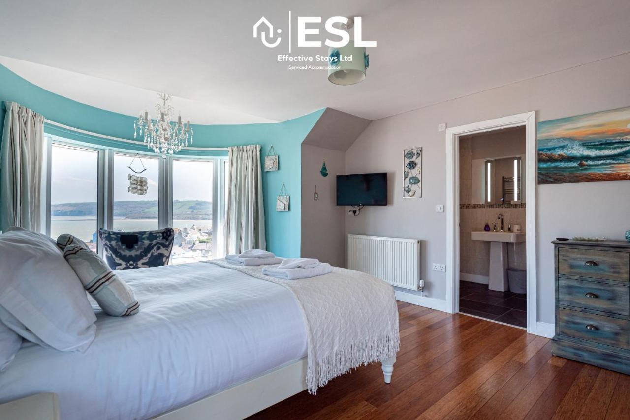 Beautiful En Suite 5 Bedroom Home With Sea Views New Quay  Exteriör bild