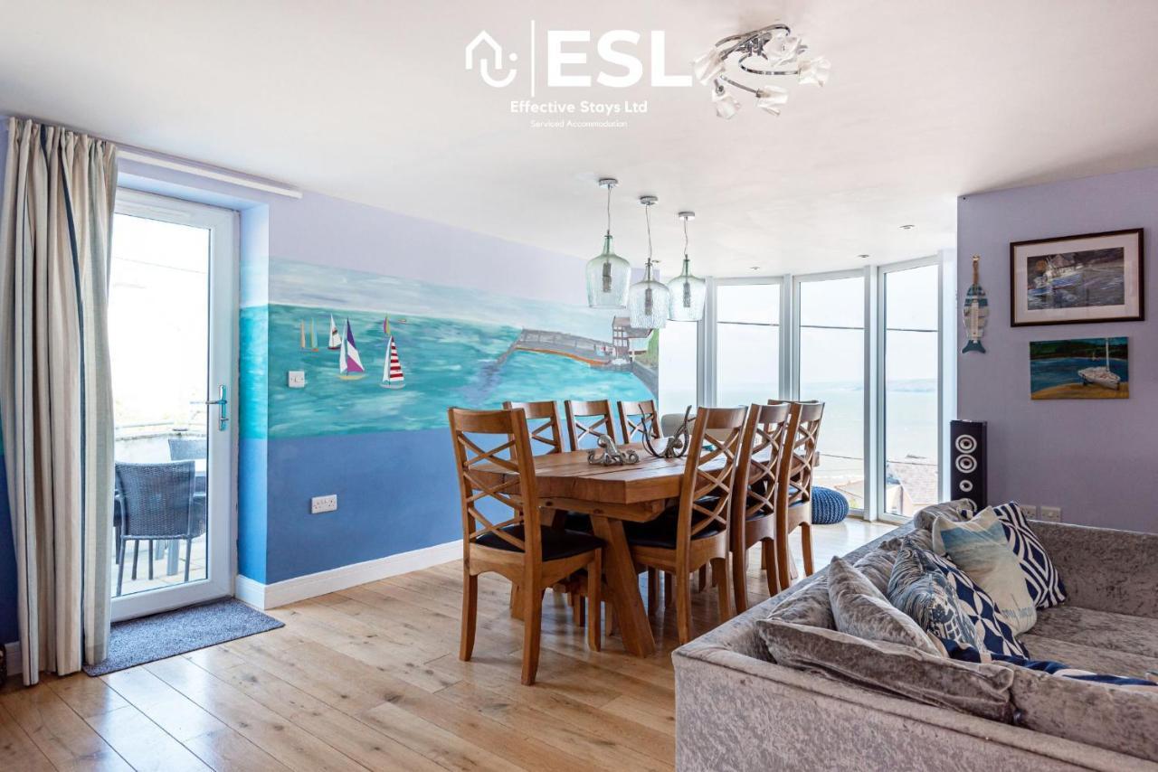 Beautiful En Suite 5 Bedroom Home With Sea Views New Quay  Exteriör bild