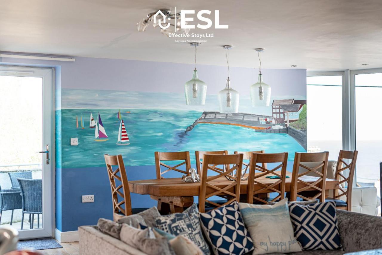 Beautiful En Suite 5 Bedroom Home With Sea Views New Quay  Exteriör bild