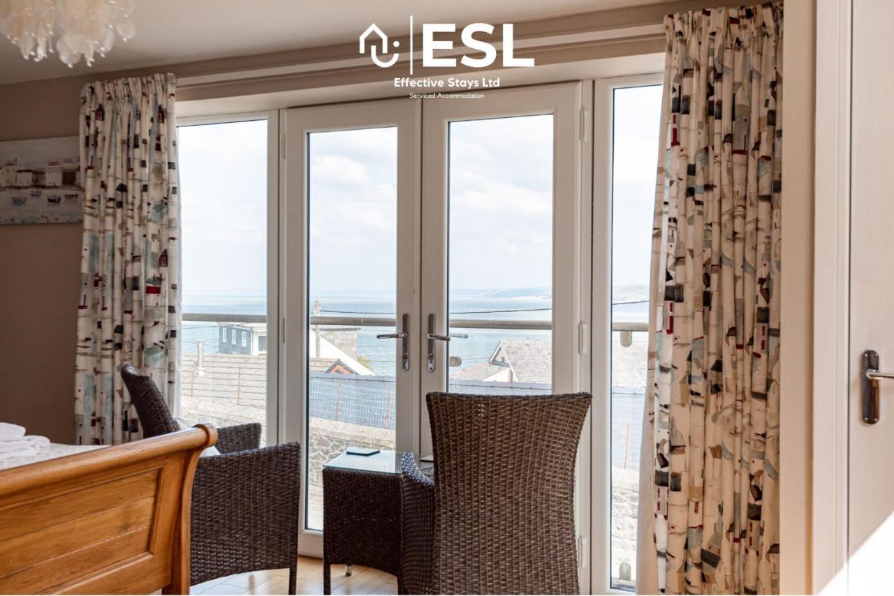 Beautiful En Suite 5 Bedroom Home With Sea Views New Quay  Exteriör bild