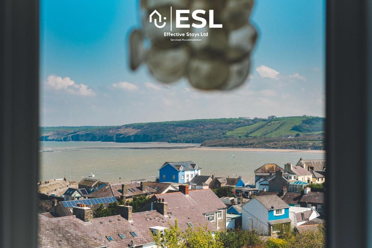 Beautiful En Suite 5 Bedroom Home With Sea Views New Quay  Exteriör bild